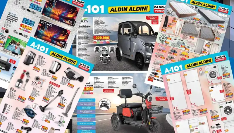 A101'in 24 Nisan Kataloğunda Neler Var? Efsane Ürünler Geliyor!