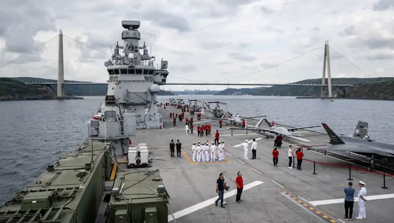 TCG Anadolu, Sarayburnu'ndan Macera Dolu Bir Yolculuğa Çıktı
