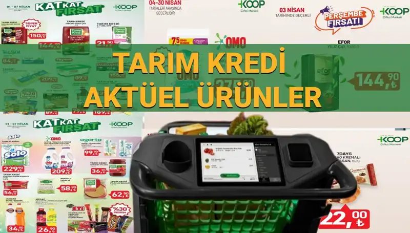 Tarım Kredi Marketleri'nde 4-7 Nisan Periyodunda Büyük İndirimler Başladı!