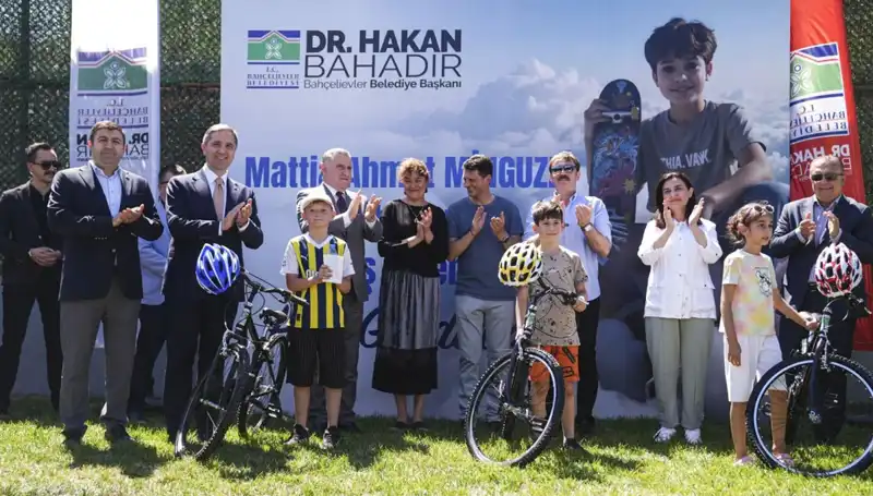 Bahçelievler'de Gençlerin Rüyası Gerçek Oldu: Mattia Ahmet Minguzzi Skate Parkı Açıldı