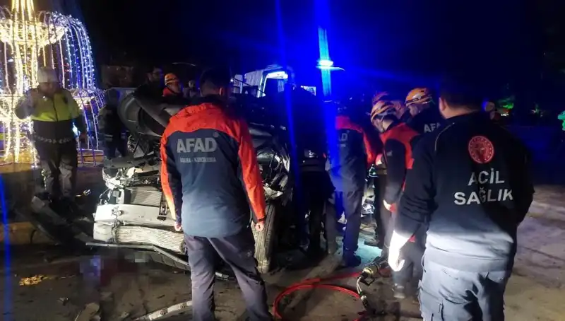 Erzurum'da Altı Araç Kaza Yapan Sürücü Gözaltına Alındı