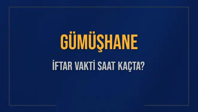 Gümüşhane'de İftar Vakti: İslam'ın Güzellikleri ve Gelenekler