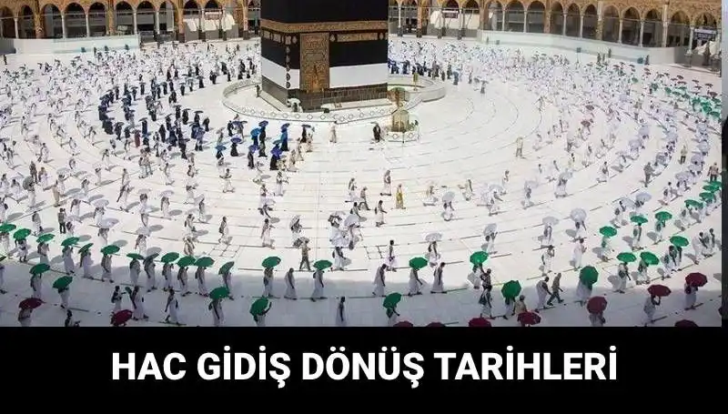 Hac Yolculuğu İçin Tarihler Belirlendi: 2025 Hac Gidiş Dönüş Tarihleri