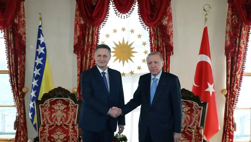 Cumhurbaşkanı Erdoğan, Bosna-Herzegovina Yetkilisi Becirovic ile Tarihi Görüşme Gerçekleştirdi