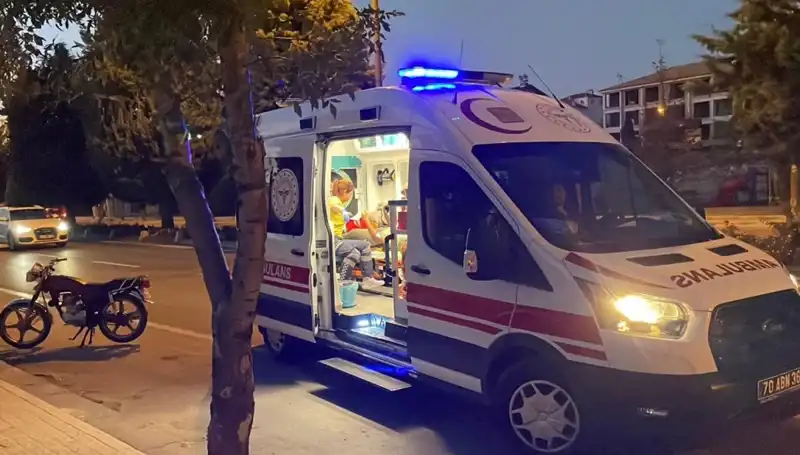 Motosiklet Kazasında Otomobil Sürücüsü Kaçtı, 70 Metreye Kadar Sürüklendi!