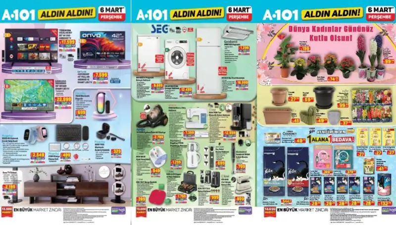 A101 6 Mart Aktüel Ürünler: Yeni Elektrikli Süpürge ve Tost Makinesi Geliyor!